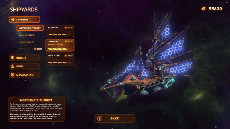Solar Sails Space Pirates Rumstronaught Upgrade Ship